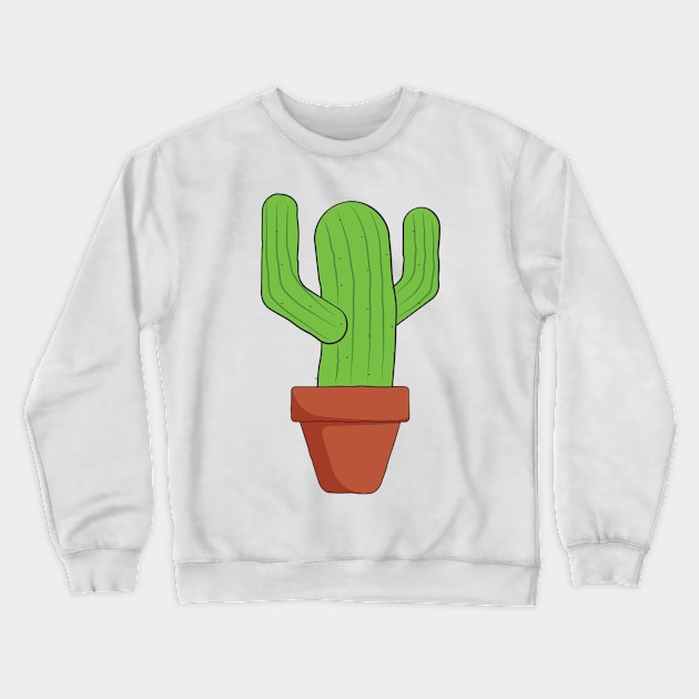 Cactus Crewneck Sweatshirt by timohouse